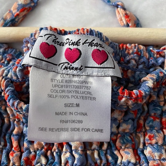 Floral Sundress with Smocked Chest - Picture 4 of 8